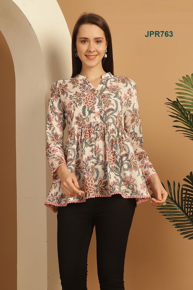 Melody By Trendy Summer Special Cotton Printed Tops Wholesalers In Delhi
